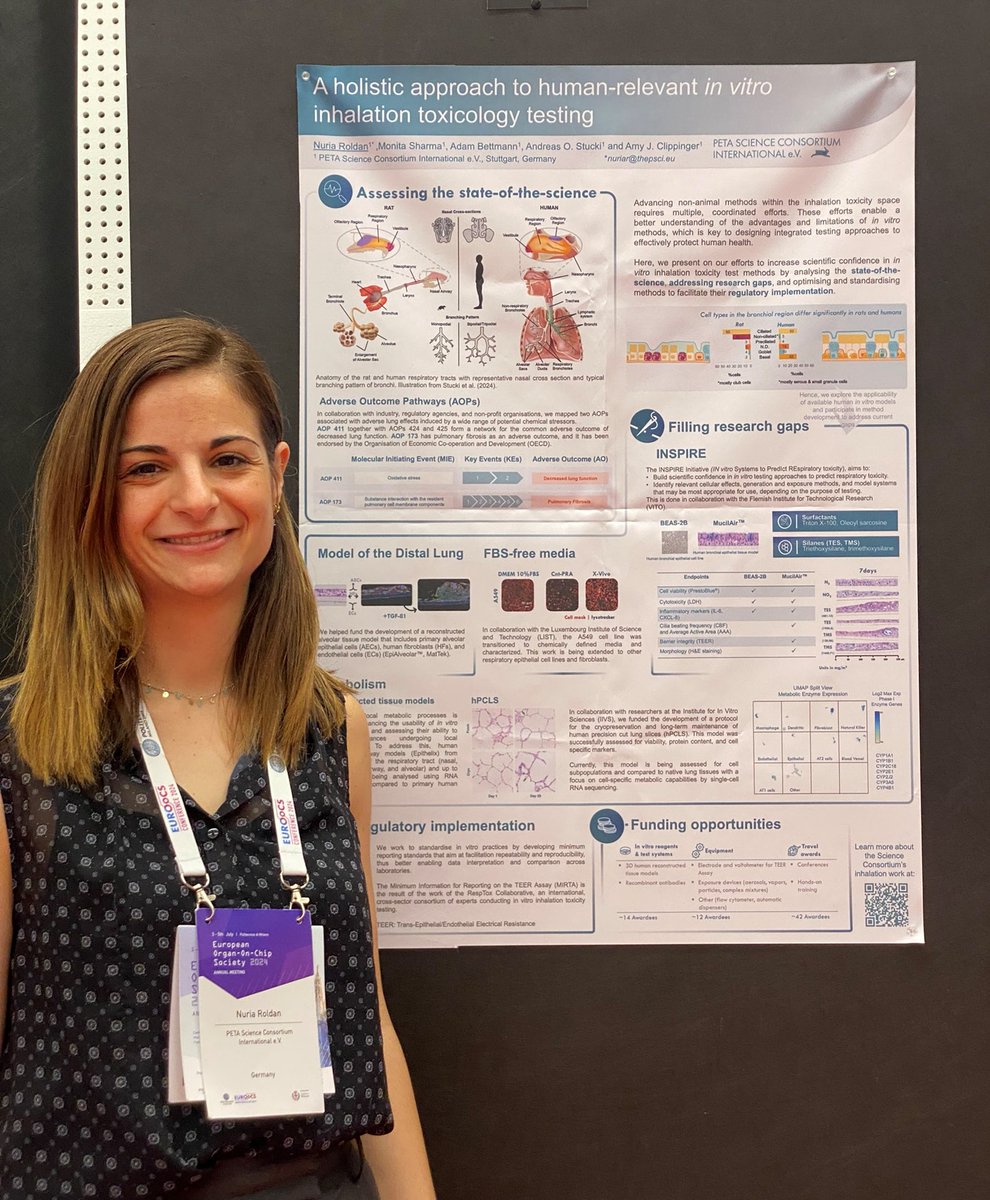 thePSCI's tweet photo. Pleased to announce that our Dr. Nuria Roldan received 2nd place for the Best Poster Award at last week’s @euroocs annual meeting!
Congratulations, Nuria, and huge thanks to the #EUROoCS2024 organizing team for an excellent meeting!
#OoC #organoids #MPS #advancedcellmodels https://t.co/UzTMDCoyhY