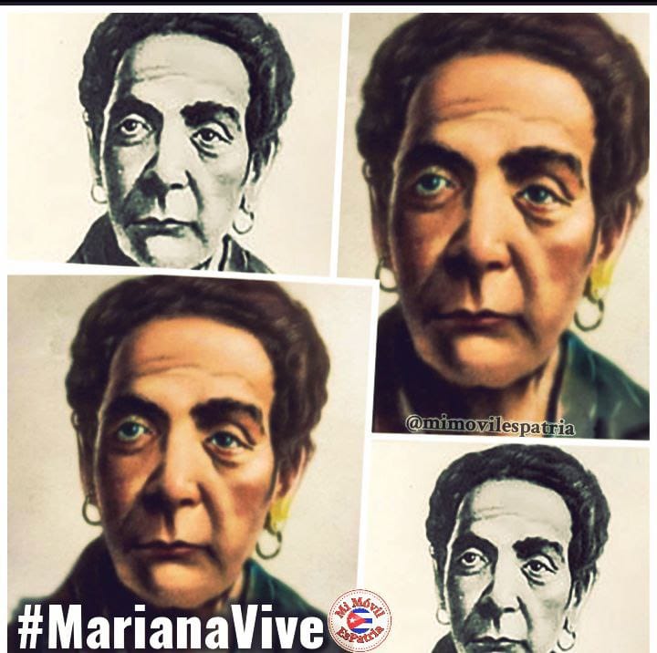 Mariana Grajales Cuello, madre de los Maceos “nunca buscó para ella mérito alguno, ni para su esposo e hijos, de ahí su ejemplar modestia". No quería «llantos», sino respuestas frente al enemigo.  
A 209 años de su natalicio  #CubaViveEnSuHistoria 
#CubaEnModoVictoria #Camagüey