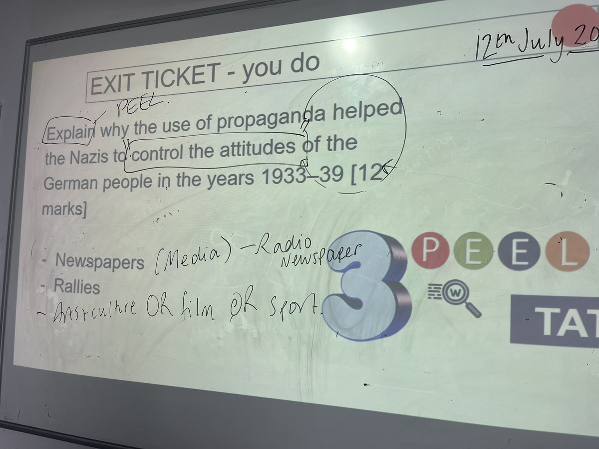 MissJBelch's tweet photo. Tightly focussing on command words and gaps in knowledge in today’s refinement in Y10. By codifying exam command words, students have better grasp and understanding of how to structure their responses. To stretch the most able, students worked towards theming aspects of content https://t.co/8TqF3PFjT1