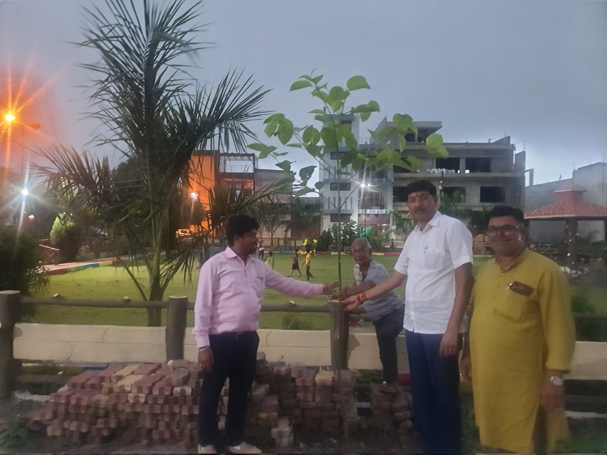 ANURAGPYASI3's tweet photo. एक पेड़ माँ के नाम के तहत कदम के 12 फिट पेड़ आज निज निवास बालाजी रेसीडेंसी पार्क के फ्रंट मैं लगाया और साथ ही उसकी संरक्षित करने की जिम्मेदारी भी ली 
@BJP4India 
@BJP4MP 
@vdsharmabjp 
@bhupendrasingho https://t.co/VLYv7de2VB
