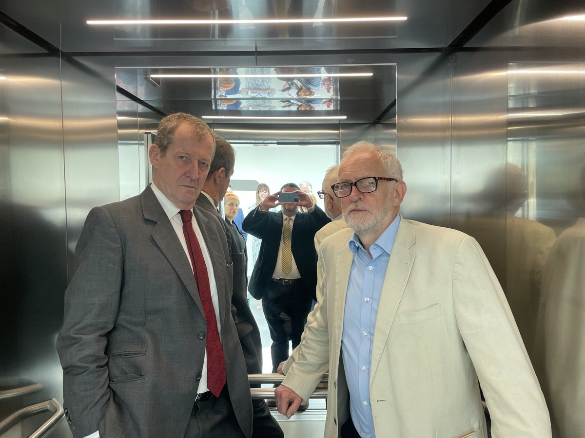 Stuck in a lift with ⁦<a href="/jeremycorbyn/">Jeremy Corbyn</a>⁩ … don’t worry …. More to follow and it all ends well