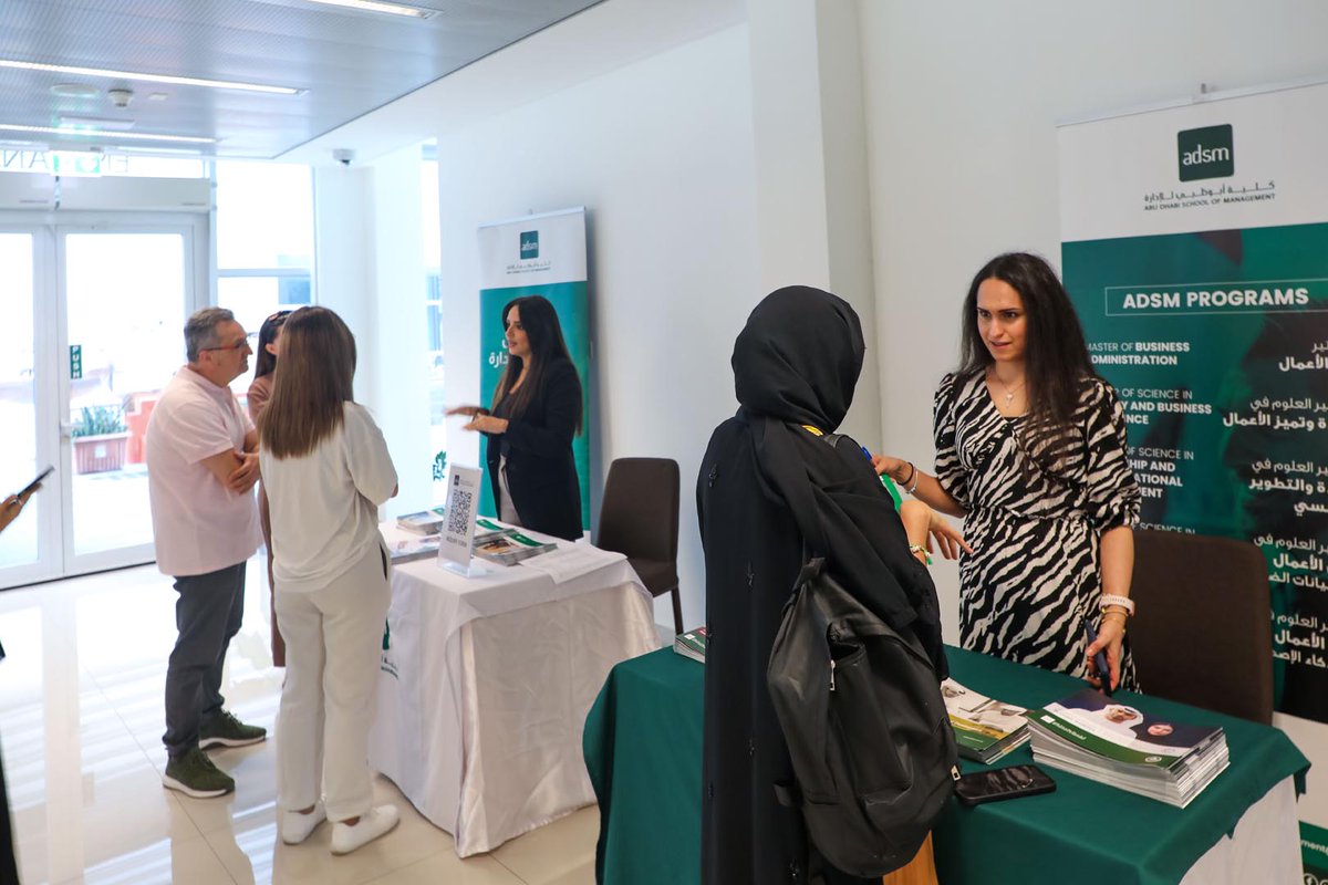 adsm_info's tweet photo. Thank you to everyone who joined us to explore our
Bachelor of Science in Management Program focused
on Digital Technologies Management. We're excited to
welcome the future leaders of tomorrow! #ADSM #ADSM_BScM #RegistrationDay #DigitalManagement #FutureLeaders #StudyInAbuDhabi https://t.co/W9Z8Q3Ai5S