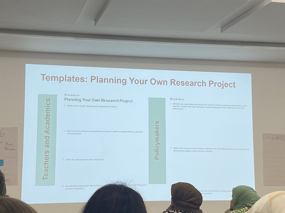 Time to work ! <a href="/QFIntl/">QFI</a> <a href="/CarineAllaf/">Carine Allaf</a> planning my research project