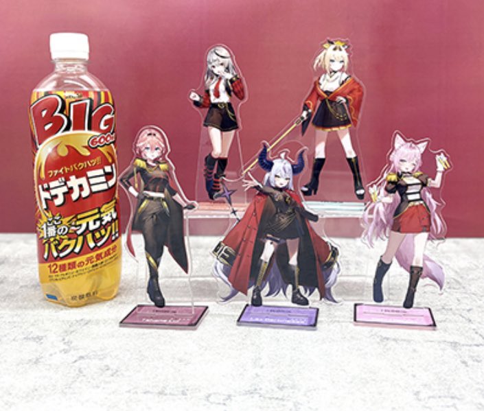 ✨本日発売！／ 🛸💜🥀🧪🎣🍃#秘密結社holoX アクリルスタンド