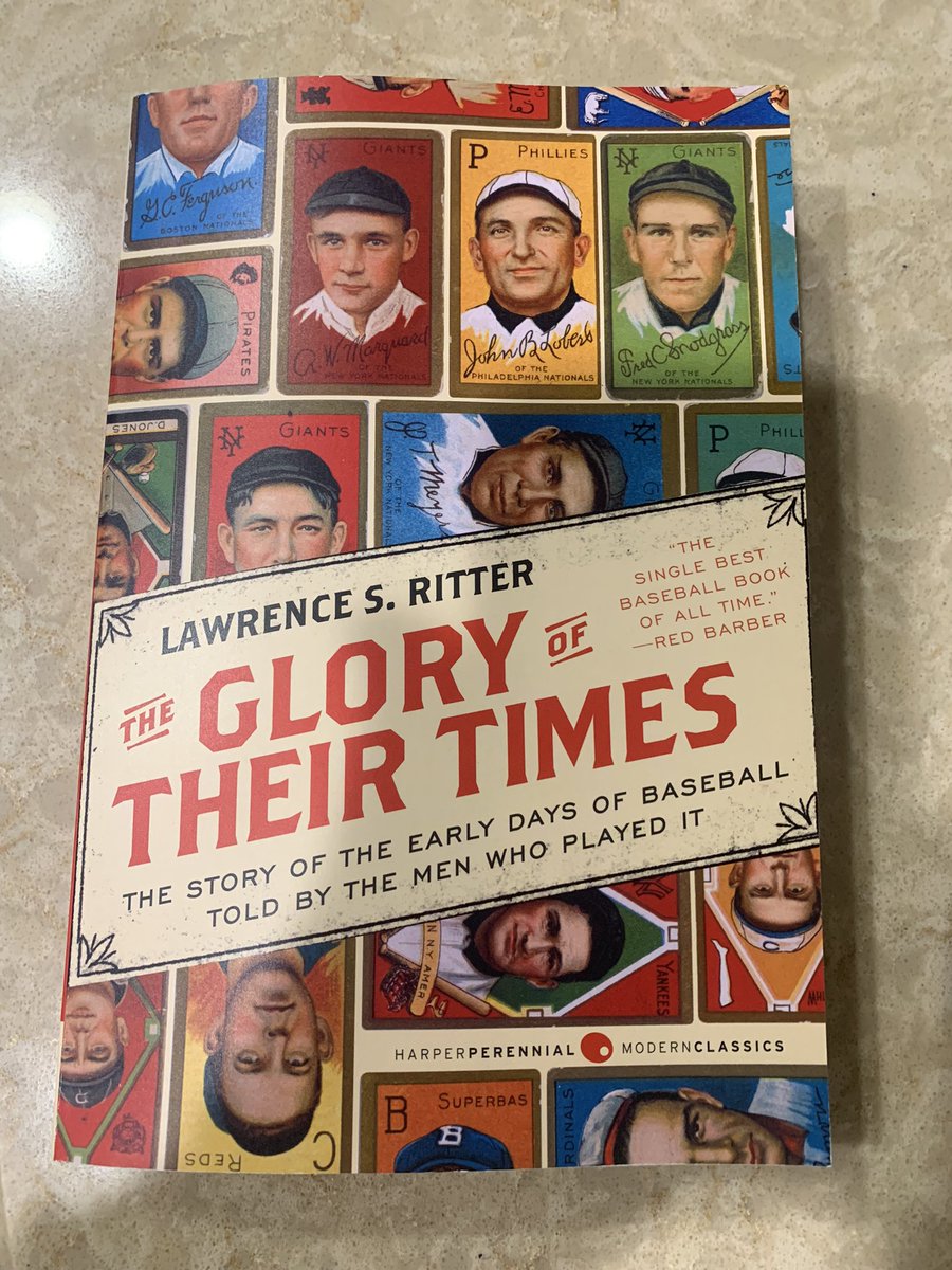 ewyst1's tweet photo. If any of you are readers of baseball history, this is the book for you.  May be my favorite, but I probably say that about every baseball book I’ve read. https://t.co/OV6jzDGQiP