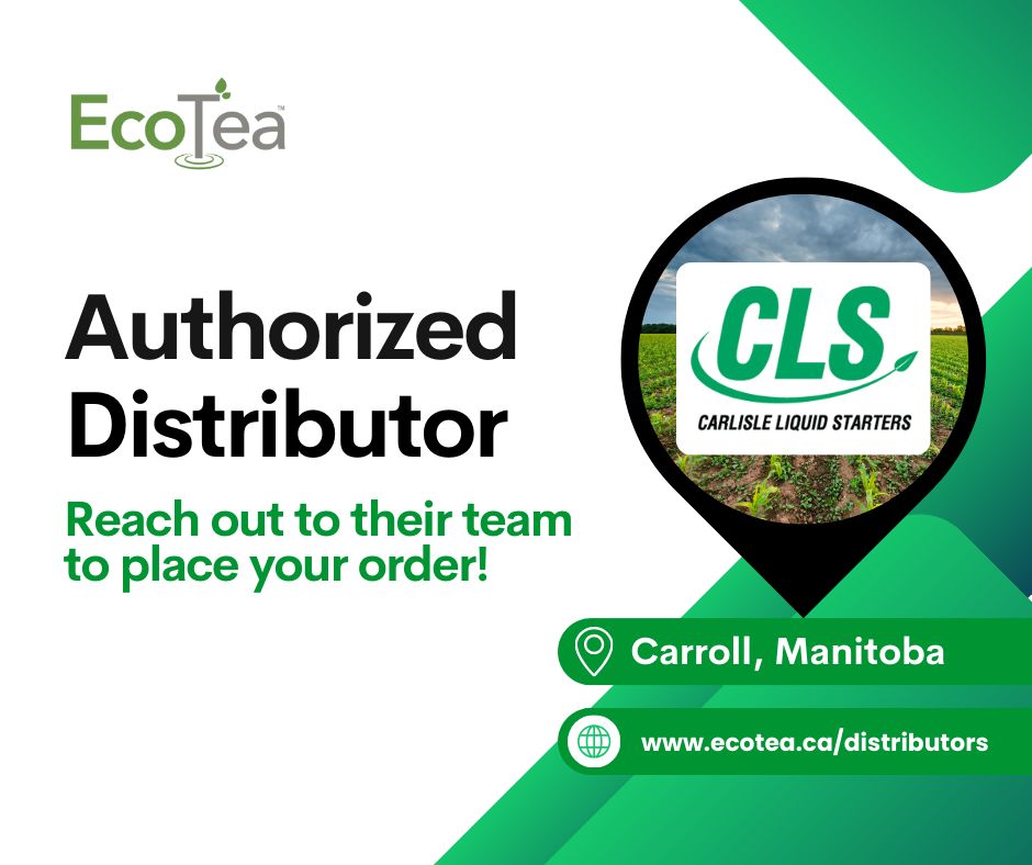 Interested in learning more about EcoTea? Or maybe you want to place an order for next season? We have a great distributor network, including <a href="/CarlisleLiquid/">CLS</a> Starters in Carroll, MB, who are excited to help you out! 

Find your closest distributor at ecotea.ca/distributors