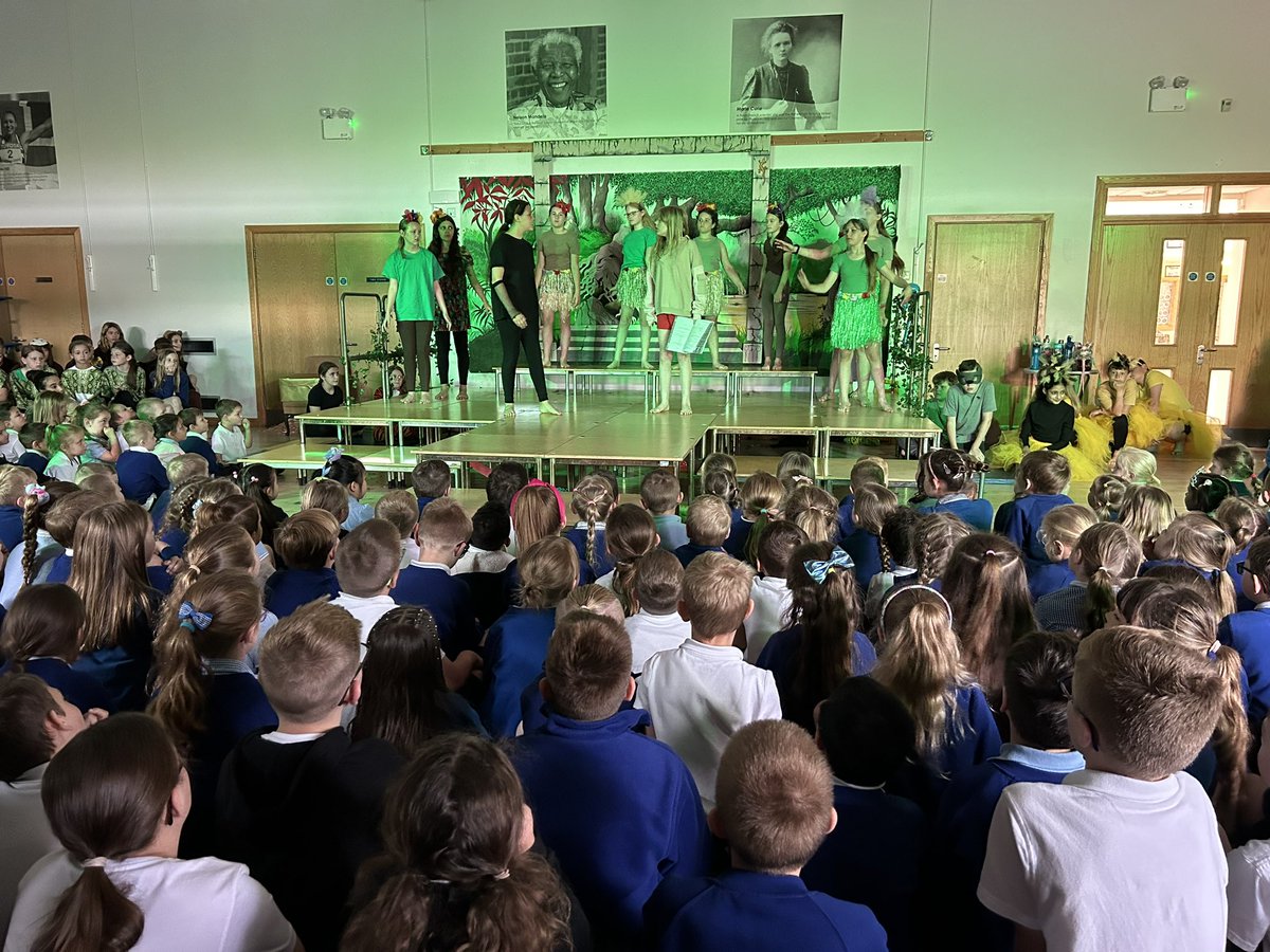 This morning, Year 6 performed The Jungle Book to the rest of the school and did a fantastic job! @y6falconclass
