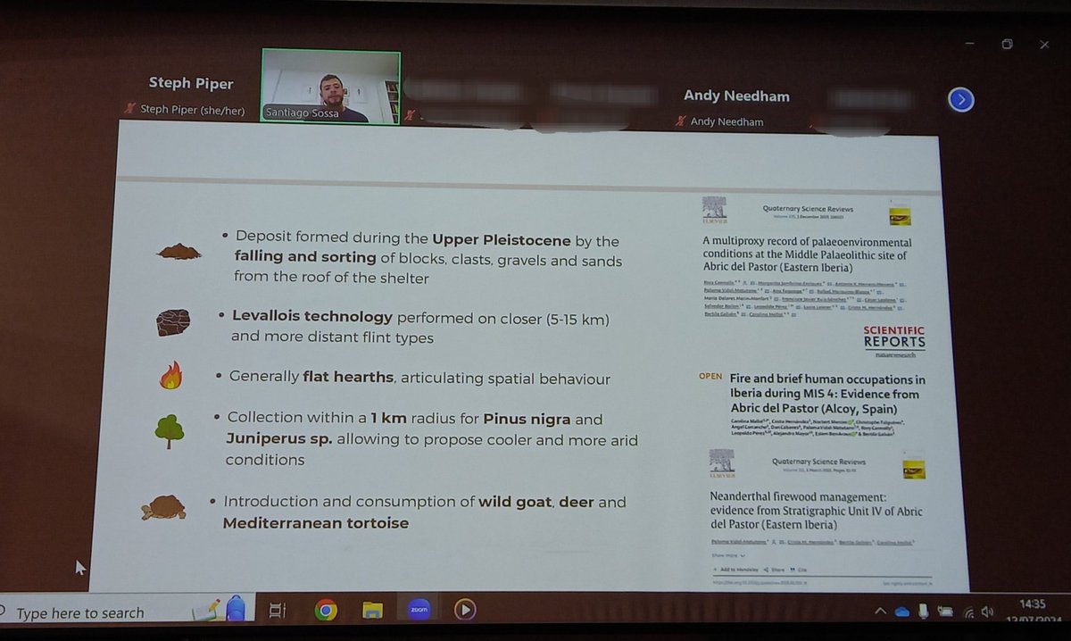 Unravelling Palaeolithic 2024 (@unravelpalaeo) on Twitter photo The next presentation this afternoon is by Santiago Sossa-Ríos <a href="/SossaSR/">Santiago Sossa Ríos</a> on insights into lithic record formation processes in the Abric del Pastor unit V, Alcoi, Iberia. Lthic densities highlight clear knapping areas and sequences, away from the faunal and hearth areas. The next presentation this afternoon is by Santiago Sossa-Ríos <a href="/SossaSR/">Santiago Sossa Ríos</a> on insights into lithic record formation processes in the Abric del Pastor unit V, Alcoi, Iberia. Lthic densities highlight clear knapping areas and sequences, away from the faunal and hearth areas.