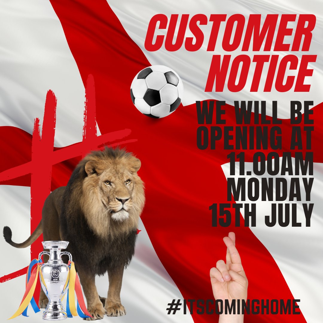 DobleBathrooms's tweet photo. Customer Notice

Dear Customers
Please note we will be opening at 11am on Monday 15th July.
Apologies for any inconvenience caused.

Many thanks
Doble Bathrooms https://t.co/sMqMoy7sTp