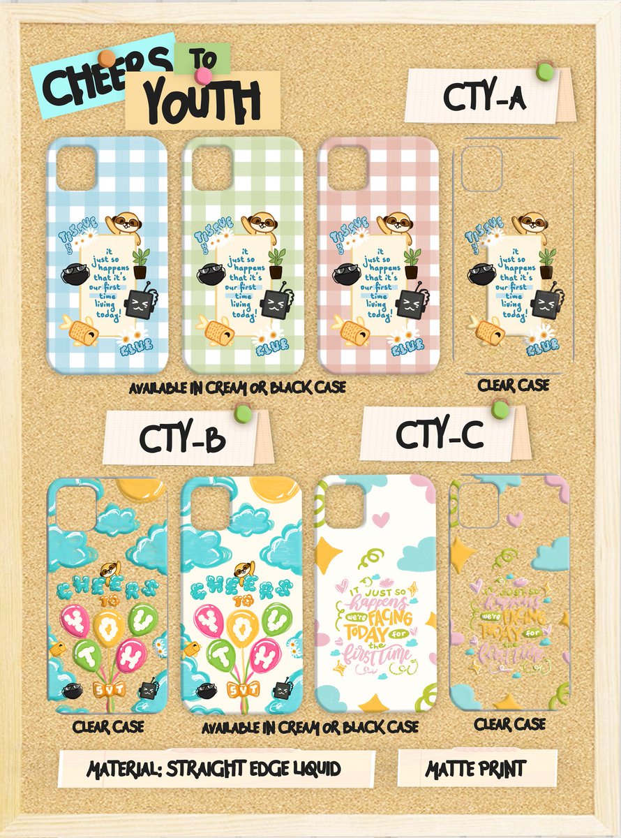 CaratMall's tweet photo. SVT Unit Phone Case 💛✨️
● Price: 
Clear jelly case - RM22
Black/cream cases - RM25
Keychain - RM13
Button Pin - RM10 for 3pcs // RM3.50ea

Order here: https://t.co/c0QhpxGQQy

Join telegram channel for order updates!

*Total price excludes EMS &amp; local shipping
#pasarseventeen https://t.co/XhZXrI4x0v