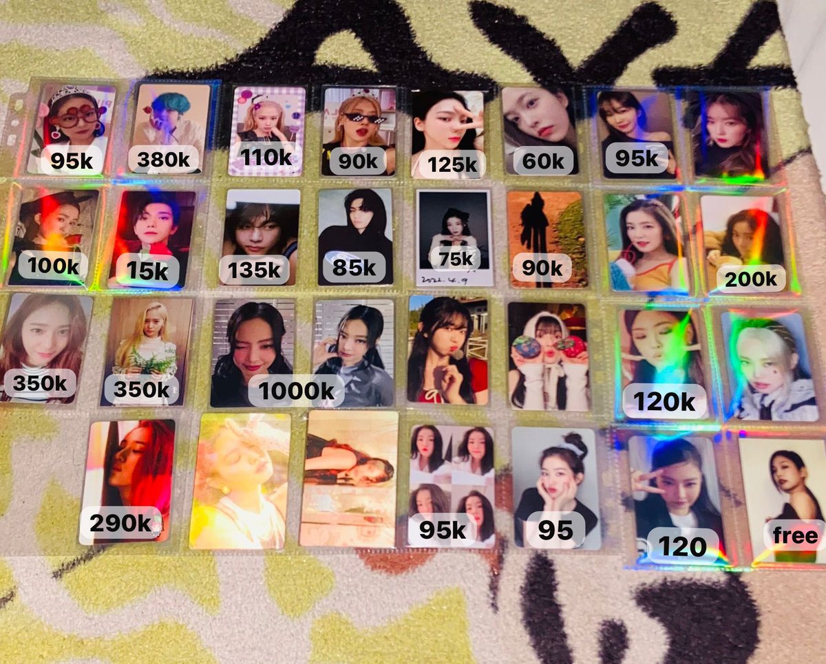 WTS photocard

prefer take all/take bulk
Ina, jakarta
price &amp; condi for serious buyer in dm🫶🏻
negotiable &amp; no hnr!
 
t. wts photocard bts taehyung blackpink jennie rosé aespa karina redvelvet irene wendy seulgi yeri joy krystal fx yoona snsd jennie lenti solo lenti jennie