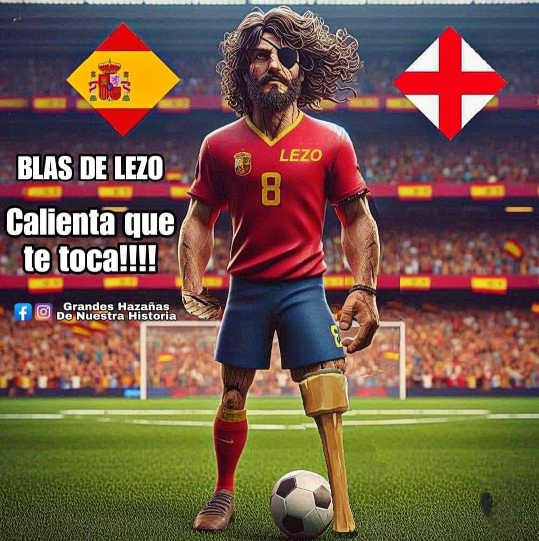 jjavierbueno's tweet photo. "Un buen español siempre debe mear en dirección a Inglaterra". Blas de Lezo.
#España #Inglaterra #EURO2024 #Eurocopa2024 #FinalEurocopa #SPAENG #Españavsinglaterra #ESPING #EspañaInglaterra #EnglandEuro2024 #EnglandvsSpain https://t.co/CoWcug2evH