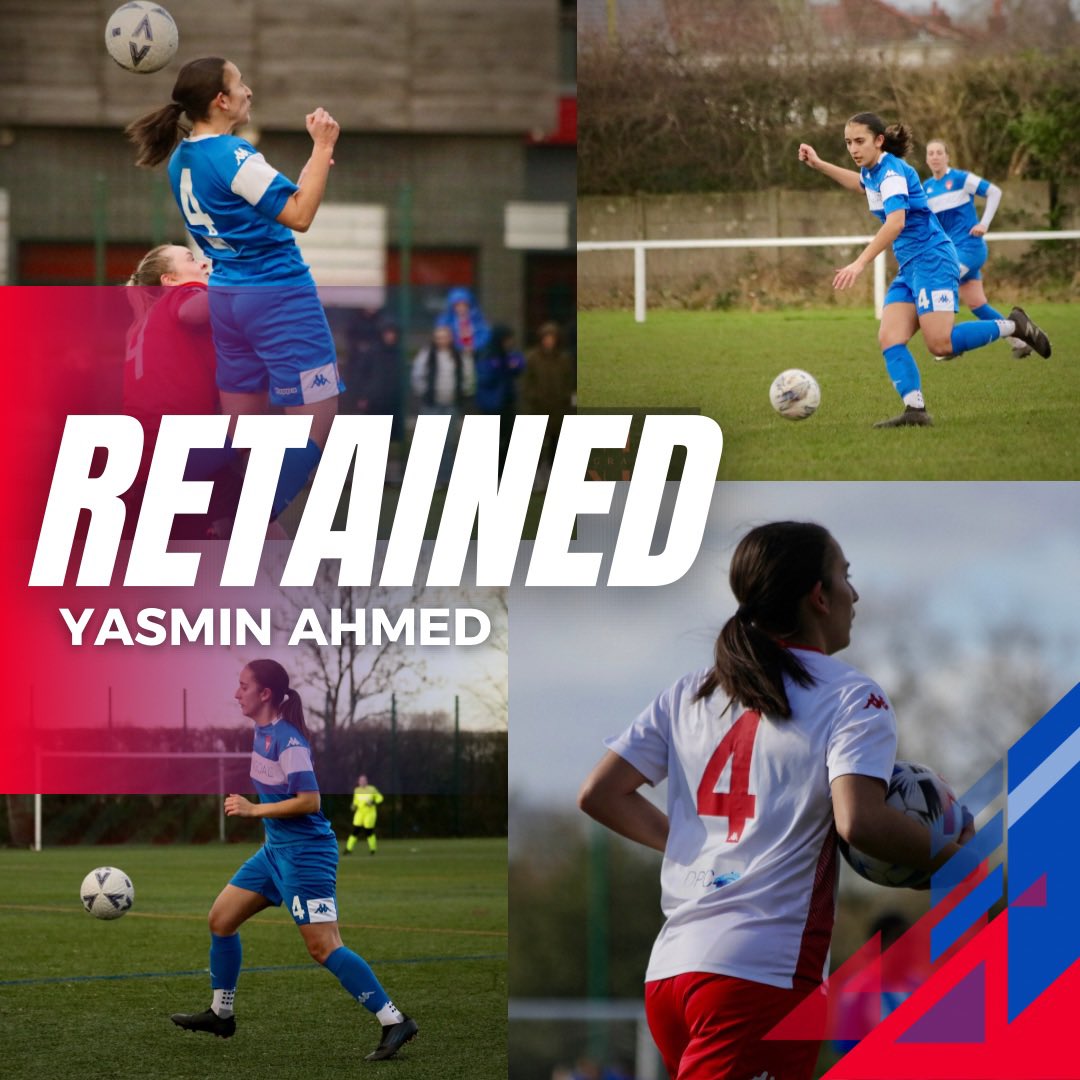 RETAINED 🔴⚪️

We are happy to confirm that centre-back Yasmin Ahmed will be returning to Cheadle Town for the 24/25 season 🐝 

SPONSORSHIP AVAILABLE- email kedleston49@gmail.com 📧