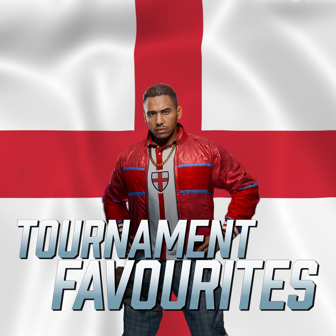 Let's 'AVE IT. To celebrate England reaching the final, today we'll be dropping some codes for the Tournament Favourites bundle so you can support the squad in style 🏴󠁧󠁢󠁥󠁮󠁧󠁿

First code batch drops when this post gets 50 RTs 🔁
