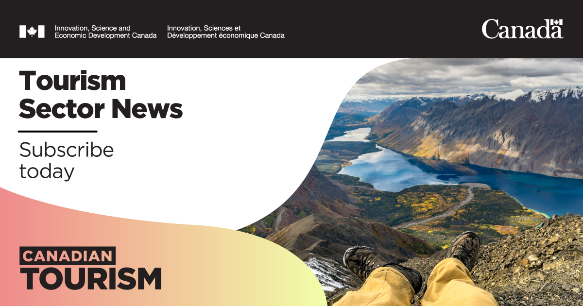 Stay up to date on #TourismSector news! Discover how #GC investments are strengthening #YukonTourism, enabling businesses to offer new experiences and attract more visitors. 

Subscribe for #CdnTourism updates: bit.ly/3J57OMK <a href="/GCCanNor/">GCCanNor</a>