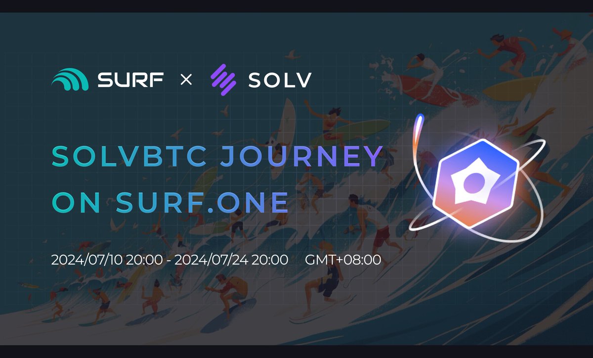 TurboFlow_xyz's tweet image. 🏄‍♂️ Start your #Bitcoin journey with @SolvProtocol SolvBTC on #SurfProtocol 

⬇️ Join today and share $60K here ⬇️
app.galxe.com/quest/Surf/GCC…
