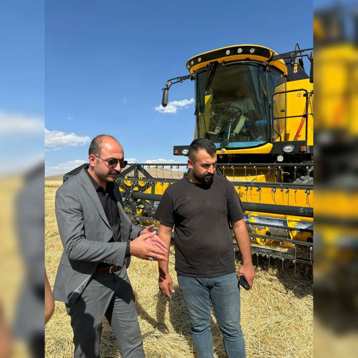 İlçemizde 2024 yılı hububat hasatının başlaması ile birlikte, hasattaki ürün kaybının %2'nin altında tutulması adına, İlçe Tarım Müdürümüz Sayın Harun Korkmaz ve kontrol görevlilerimiz ile beraber biçerdöver kontrolleri gerçekleştirildi. <a href="/ibrahimyumakli/">İbrahim Yumaklı</a> <a href="/TCTarim/">T.C. Tarım ve Orman Bakanlığı</a> <a href="/mnsmr72/">Mehmet GÜN</a>