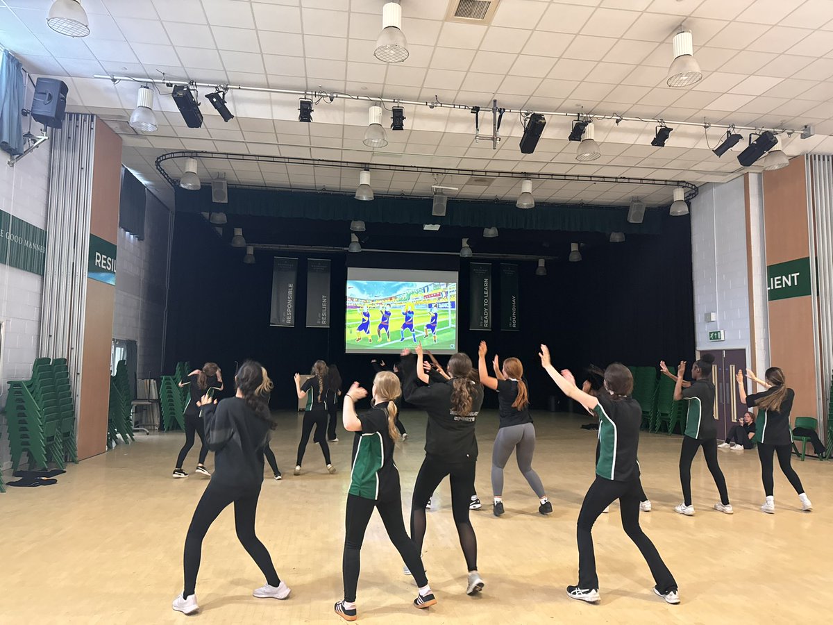 Roundhay Year 11 (@rsch_class2025) on Twitter photo Pupil’s choice for the pupil’s PE lesson today and Just Dance it was! The girls worked so hard and we had so much fun! #smilesallround #pleasuretoteach Pupil’s choice for the pupil’s PE lesson today and Just Dance it was! The girls worked so hard and we had so much fun! #smilesallround #pleasuretoteach