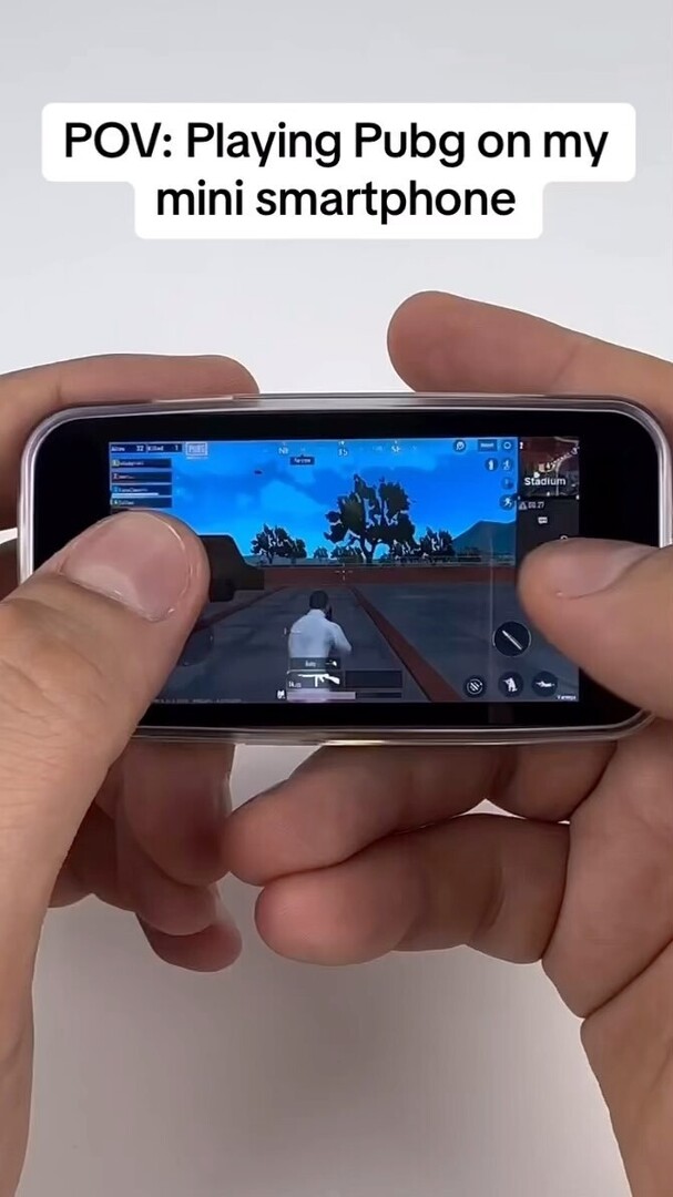 MiniTechh's tweet photo. Playing PUBG on my Mini Smartphone 😳😱

✅ Our Mini Smartphones work just like normal sized phones! You can call, text and download all your favorite apps!

‼️ Get Your PocketPro 40% Off
🌎 FREE Shipping Worldwide 
🌐Link to shop in bio 

——————

#themi… https://t.co/HZt2oDE3dz https://t.co/9xlzKDOFXQ