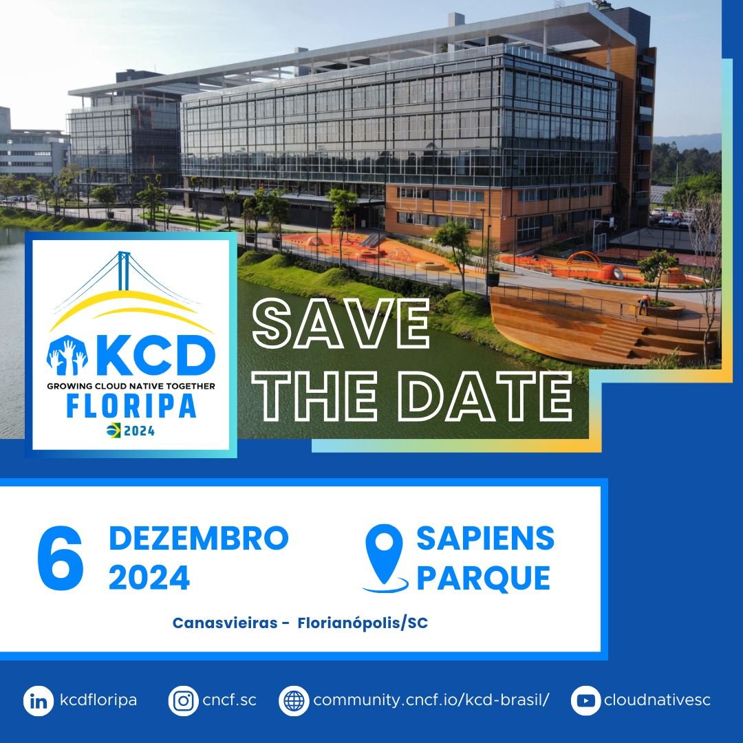 ak_ndb's tweet image. KCD Floripa 2024 - Call For Sponsors Open!

#kcd #kcdfloripa #kubernetescommunitydays #floripa #cncf #cloudnative #callforsponsors #kubernetes