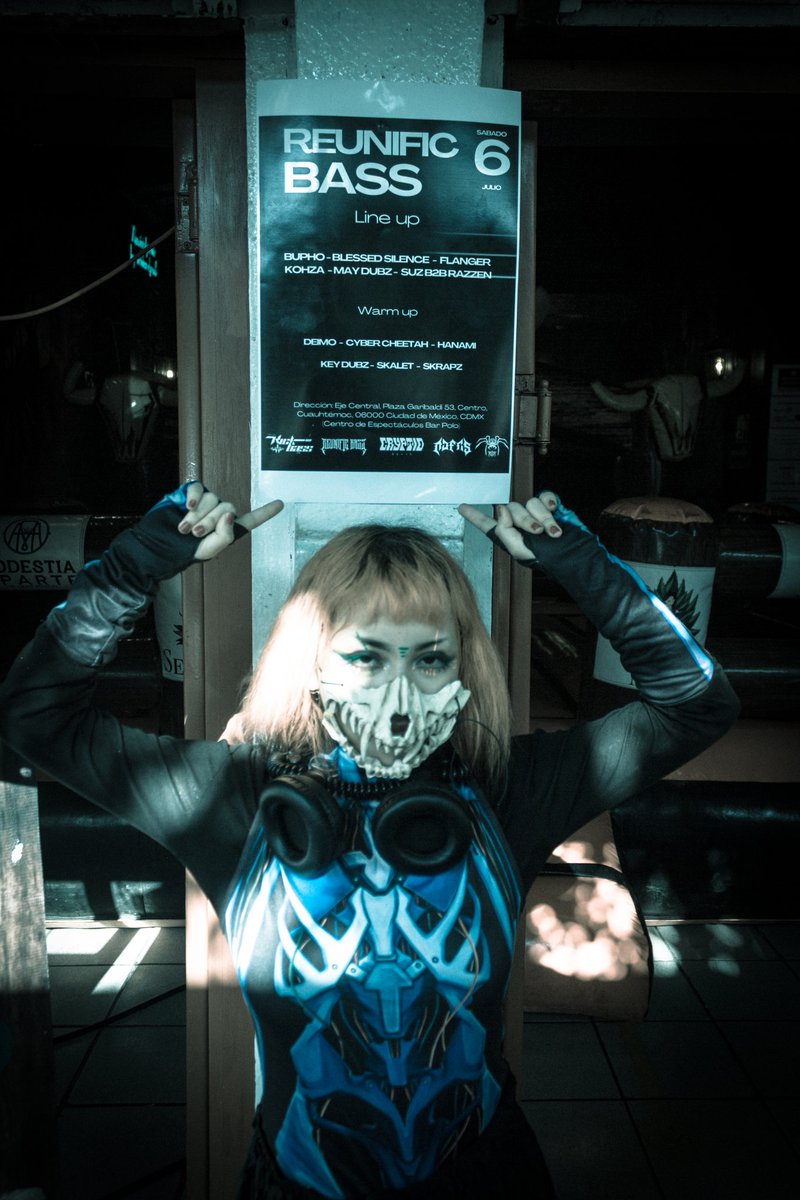 CyberCheetah_'s tweet photo. RE RE RE REUUUNIFIC BASSSSSSSS!!!

No saben lo agradecida que estoy de haber tenido la oportunidad de haber participado en @reunific_bass , agradezco infinitamente la idea de abrirle la oportunidad a nuevos talentos 🐱🖤.
-
 📸:@dist.jpg 
-
-
-
#dubstep #djgirl #bass #music #dj https://t.co/JA9DaElvTL