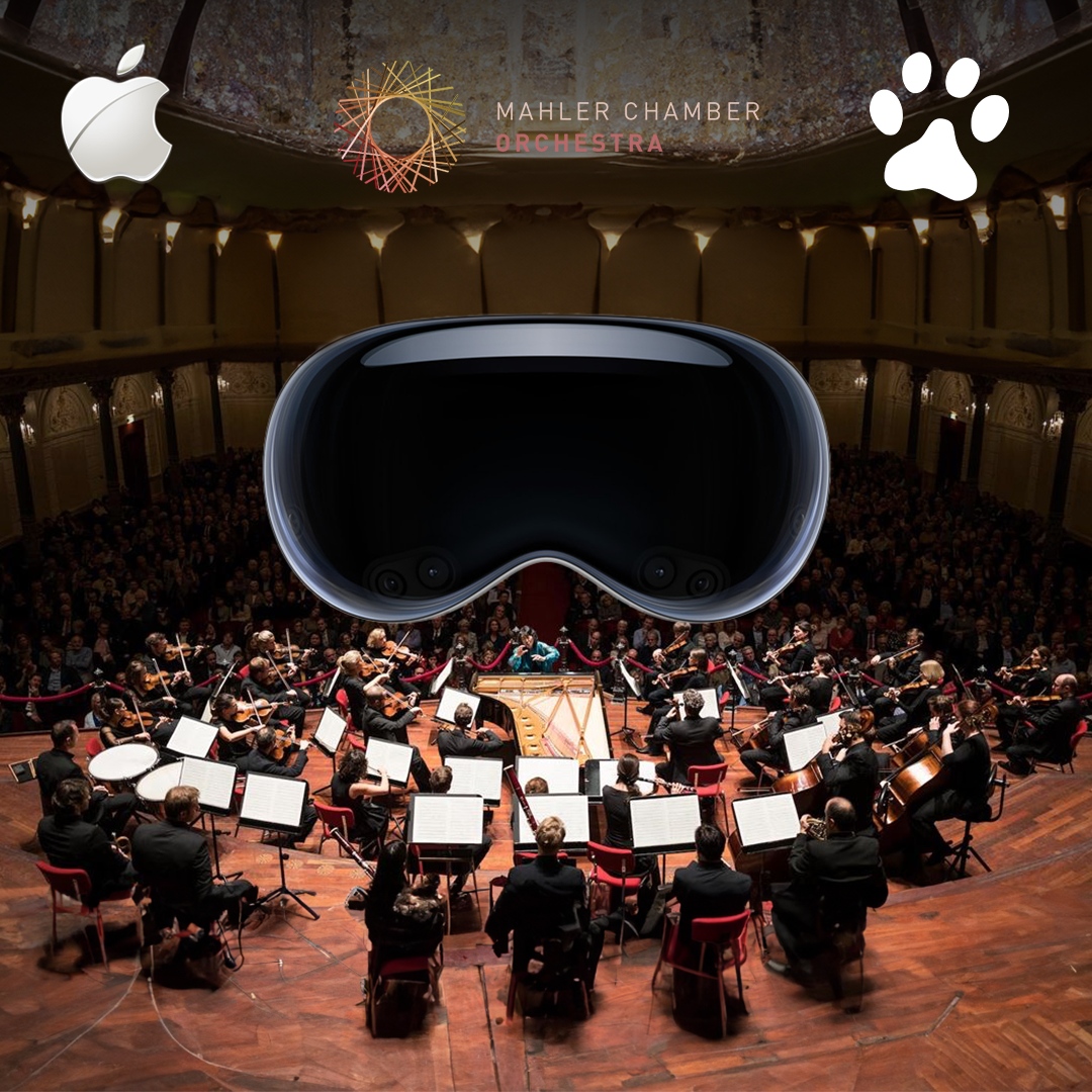 WildKatPR's tweet image. Congratulations to our consulting client @Mahler_Chamber on the release of their application for @Apple’s new spatial computing device, the Vision Pro. Well done! 🎉

🔗apps.apple.com/us/app/mahler-…
-
#musictechnology #musictech #visionpro
