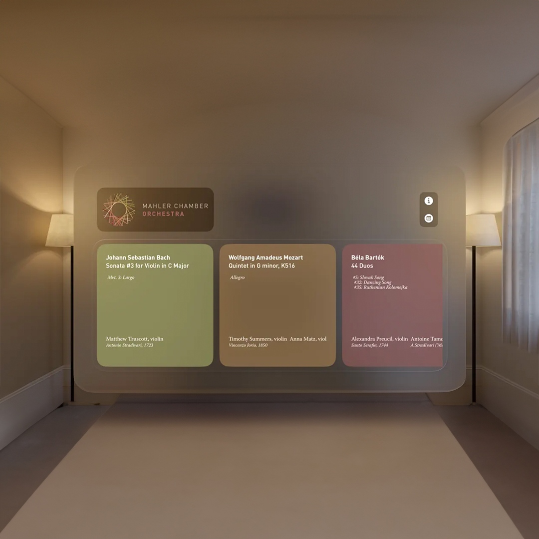 WildKatPR's tweet image. Congratulations to our consulting client @Mahler_Chamber on the release of their application for @Apple’s new spatial computing device, the Vision Pro. Well done! 🎉

🔗apps.apple.com/us/app/mahler-…
-
#musictechnology #musictech #visionpro