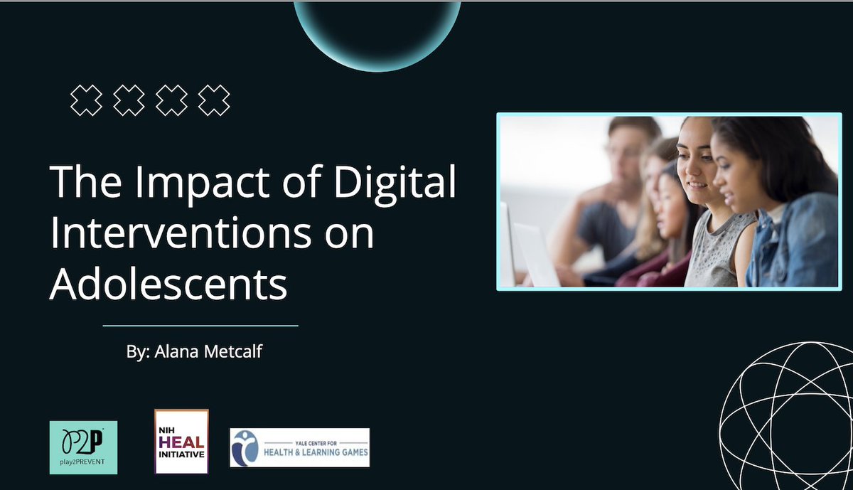 play2PREVENT's tweet photo. Last week, one of our lab members, Alana Metcalf, presented at Let’s Talk Research, a monthly seminar organized by the Postgraduate Research Association. She highlighted our lab’s use of behavior change theories in developing video games to promote healthy behaviors in teens. https://t.co/TVwoJK1P6b