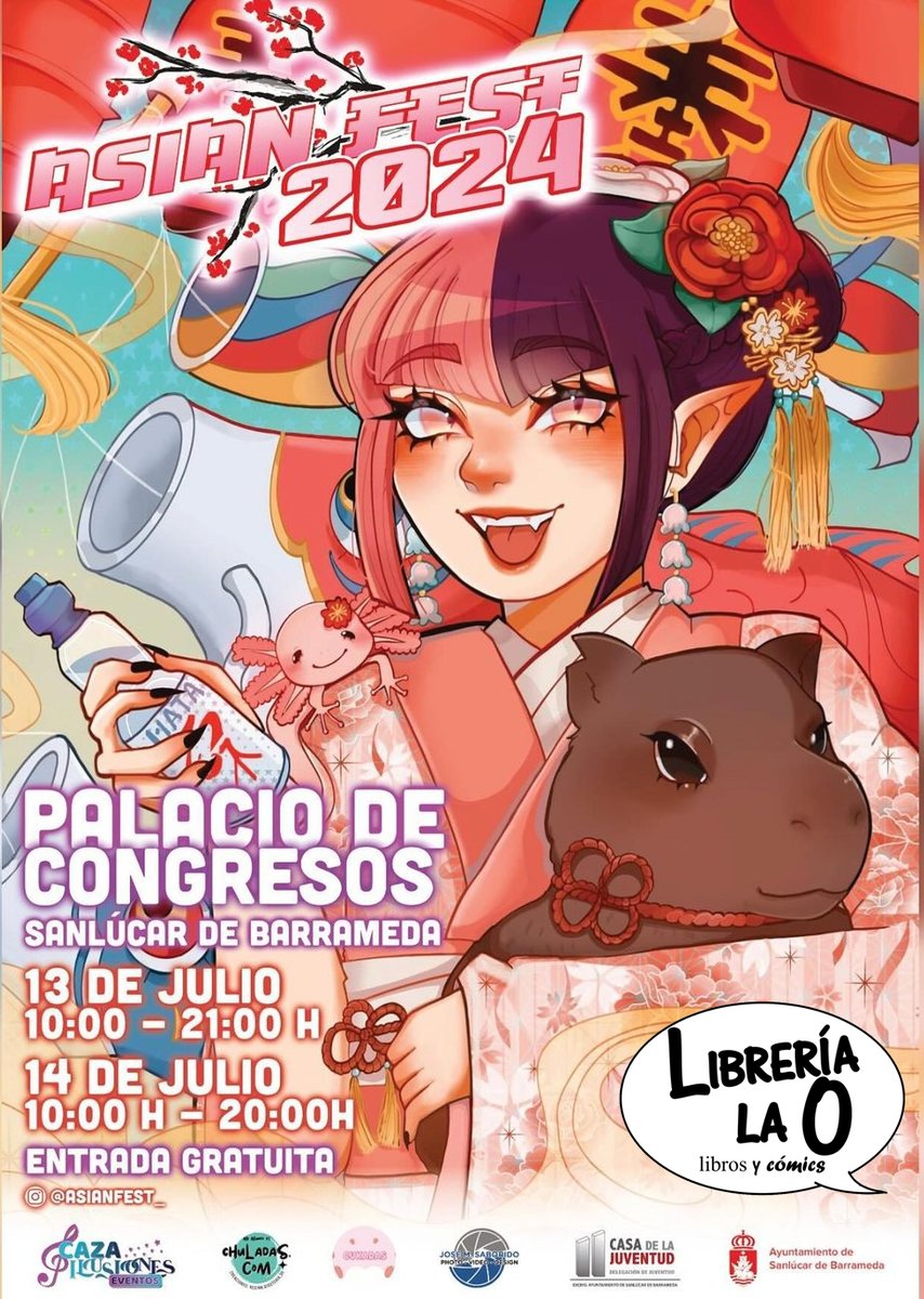 librerialao's tweet photo. Este finde estaremos en el @asianfest_ de Sanlúcar. 
¡Y TENDREMOS TODOS NUESTROS MANGAS Y LIBROS CON UN 10% DE DESCUENTO!
🎌🍙🇨🇳🇰🇷⛩️
#asianfest #asianfest2024 #salonmanga #festivalmanga #anime #manga #sanlucardebarrameda #sanlucar #libreria #libros #comic #pokemon #dragonball https://t.co/a2fkTGb6vT