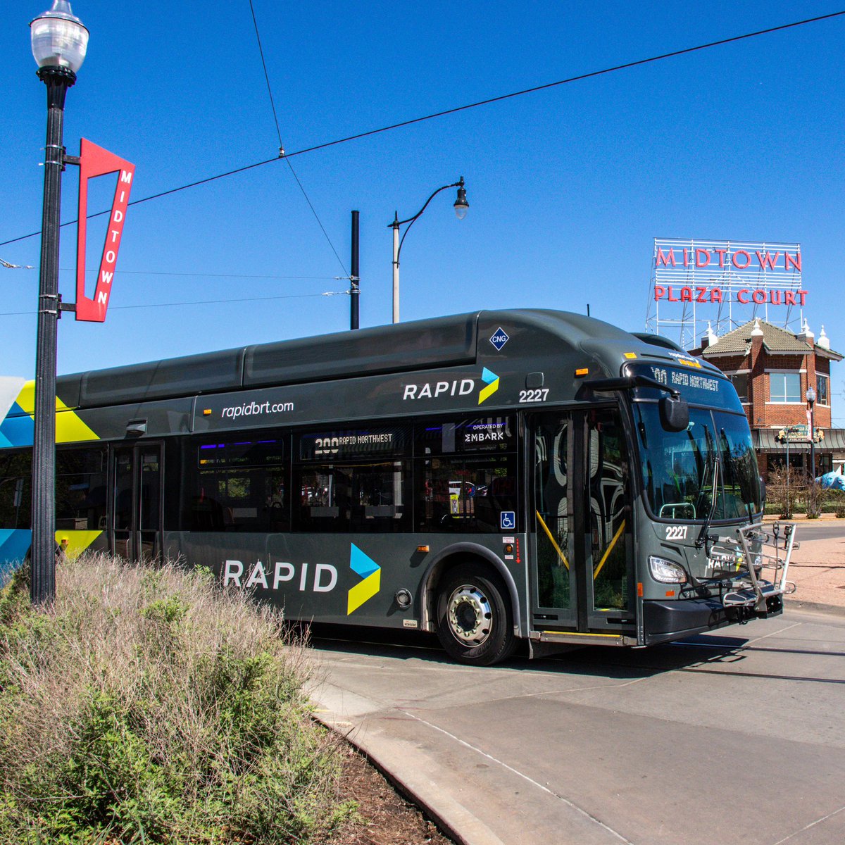 davidfholt's tweet photo. Our Rapid line up Classen and Northwest Expressway has welcomed 250,000 riders in its first seven months!   Clearly, this new service fills a need.  Hopefully you’ve checked it out.  If not, join your neighbors and give it a try. https://t.co/RYXCxXEdf2