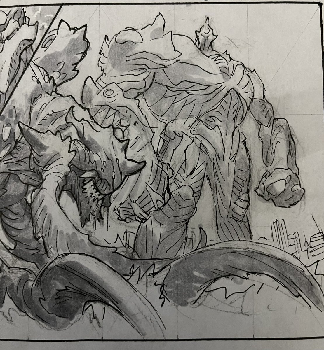 lewislarosa's tweet photo. Laying out some extra pages for Megalith, gonna make it bigger &amp; better guys https://t.co/pQ2Co7y4r0