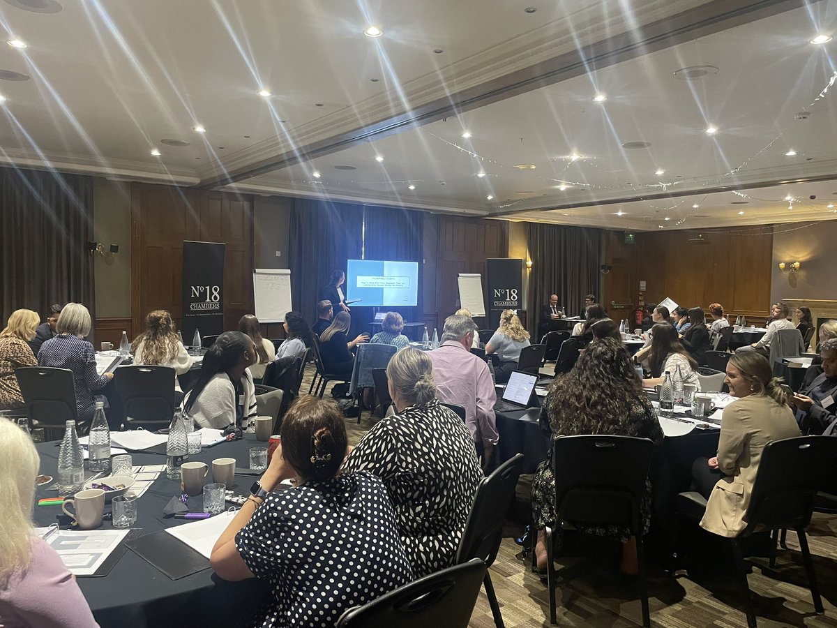 MarkWindebank's tweet image. And closing the @No18chambers Private law children seminar , Helen Moizer on vulnerable clients and how best to deal with them