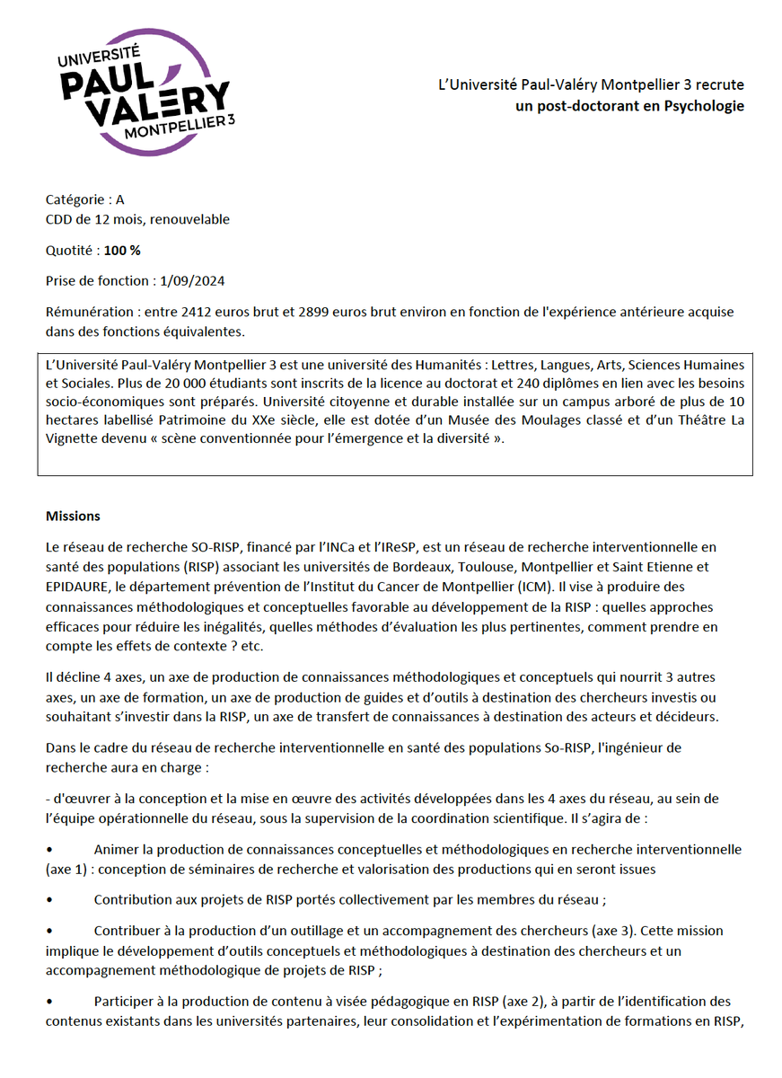 Association Francophone de Psychologie de la SAnté tweet media