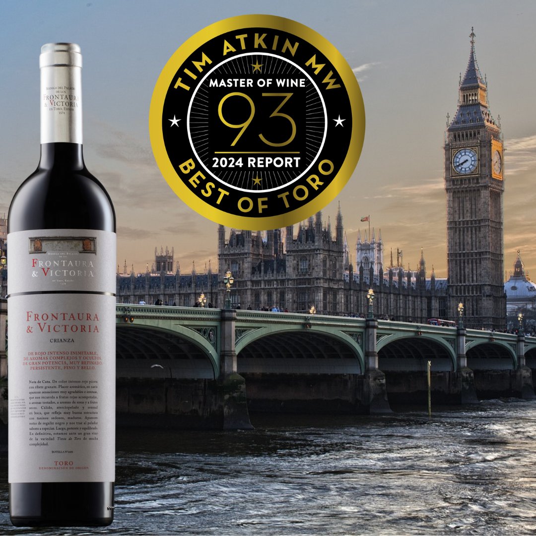 🍇🍷🏅FRONTAURA &amp; VICTORIA CRIANZA triunfa en Londres.
Tim Atkin, Master of Wine y uno de los críticos enológicos más prestigiosos de la actualidad, ha concedido 93 puntos a nuestro Frontaura &amp; Victoria Crianza 2018.