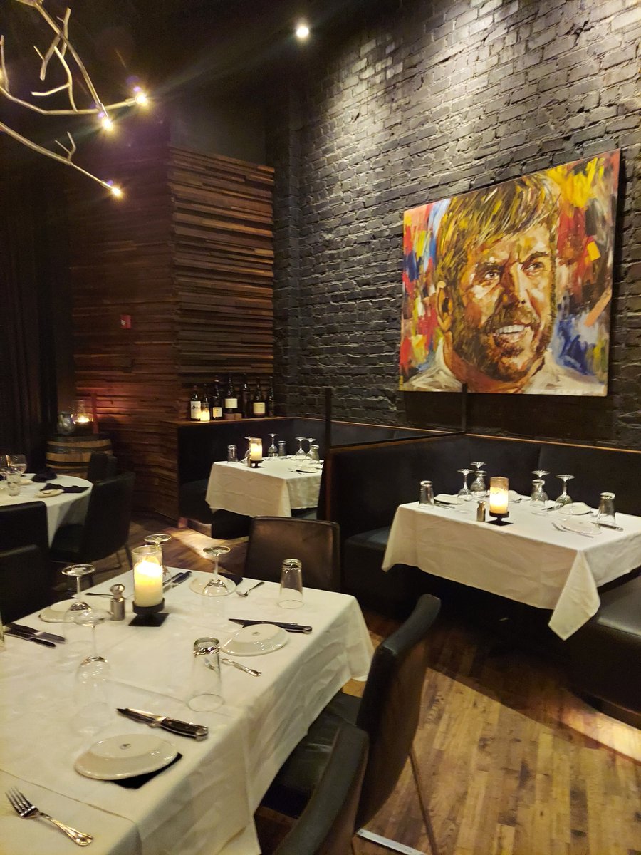 Last night, I had a nice dinner, good laughs, and a great time with my friend, <a href="/JoshMankiewicz/">Josh Mankiewicz</a> (in town, working), at Atlanta's Kevin Rathbun Steak <a href="/RathbunKevin/">Kevin Rathbun</a>. <a href="/steakshapiro/">steakshapiro</a>