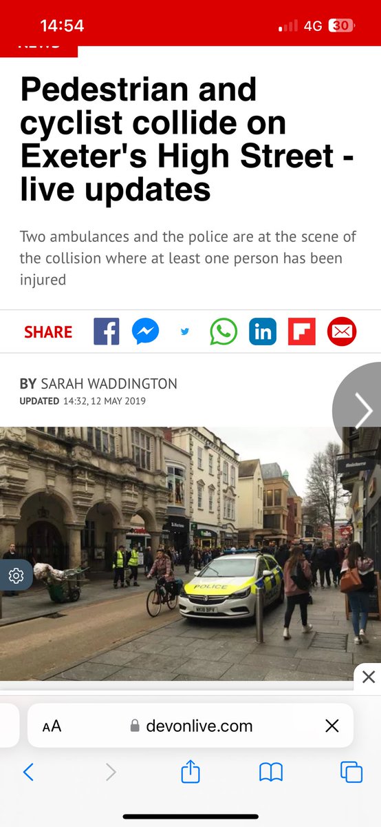 Incidents happen all over the city accidents happen should we stop cyclist going through the high street context to the incident always blame the driver because it fits your agenda other questions to be asked on incidents