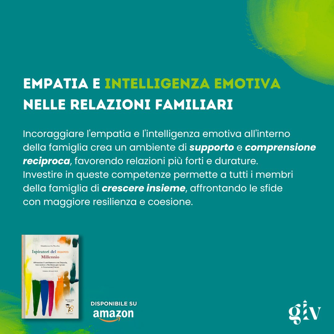 I genitori possono insegnare l'intelligenza emotiva e l'empatia ai figli, migliorando la comunicazione familiare e la risoluzione dei conflitti.

- - - - - - - - -
"Ispiratori del Nuovo Millennio" è una guida essenziale. Ordinalo subito su Amazon amzn.eu/d/02emhlJx