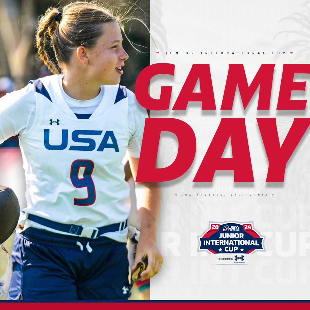 USNFT's tweet photo. Going for ๐ฅ today
๐ #JrIntCup
๐ Los Angeles, CA
๐๏ธ Dignity Health Sports Park
๐บ @HomeTeam_Live
#RepTheFlag | #GoldStandard https://t.co/sqwnQxgBxE