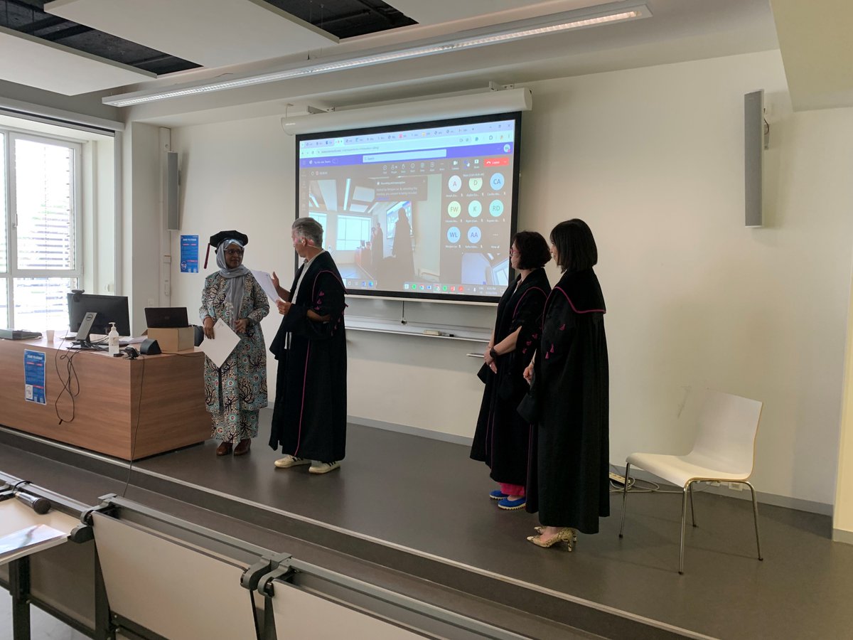We ended the last weeks before the summer recess @UGent with successfull, fruitful and interesting PhD defenses <a href="/ICRHugent/">ICRH</a> of <a href="/ugent/">UGent</a>_fge 
Congratulations Cecilia Akutakwasa; Batula Abdi and Chea Stevenson and supervisors!