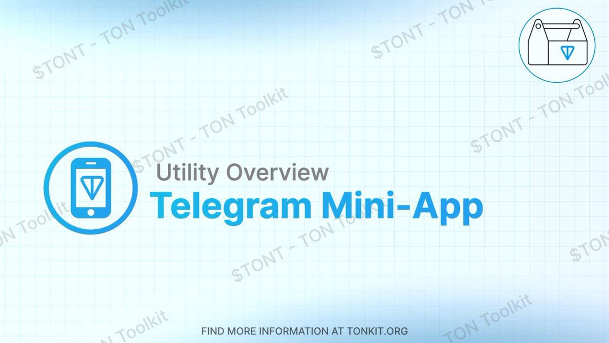 tontoolkit's tweet image. $TONT Utility Overview - Telegram Mini-App!

Good day! We are introducing another utility, more accurately, another platform for our utilities! The Launchpad &amp;amp; Manager is best used in the Web UI at tonkit.org/launchpad.

However, not everyone has the setup or time to navigate…