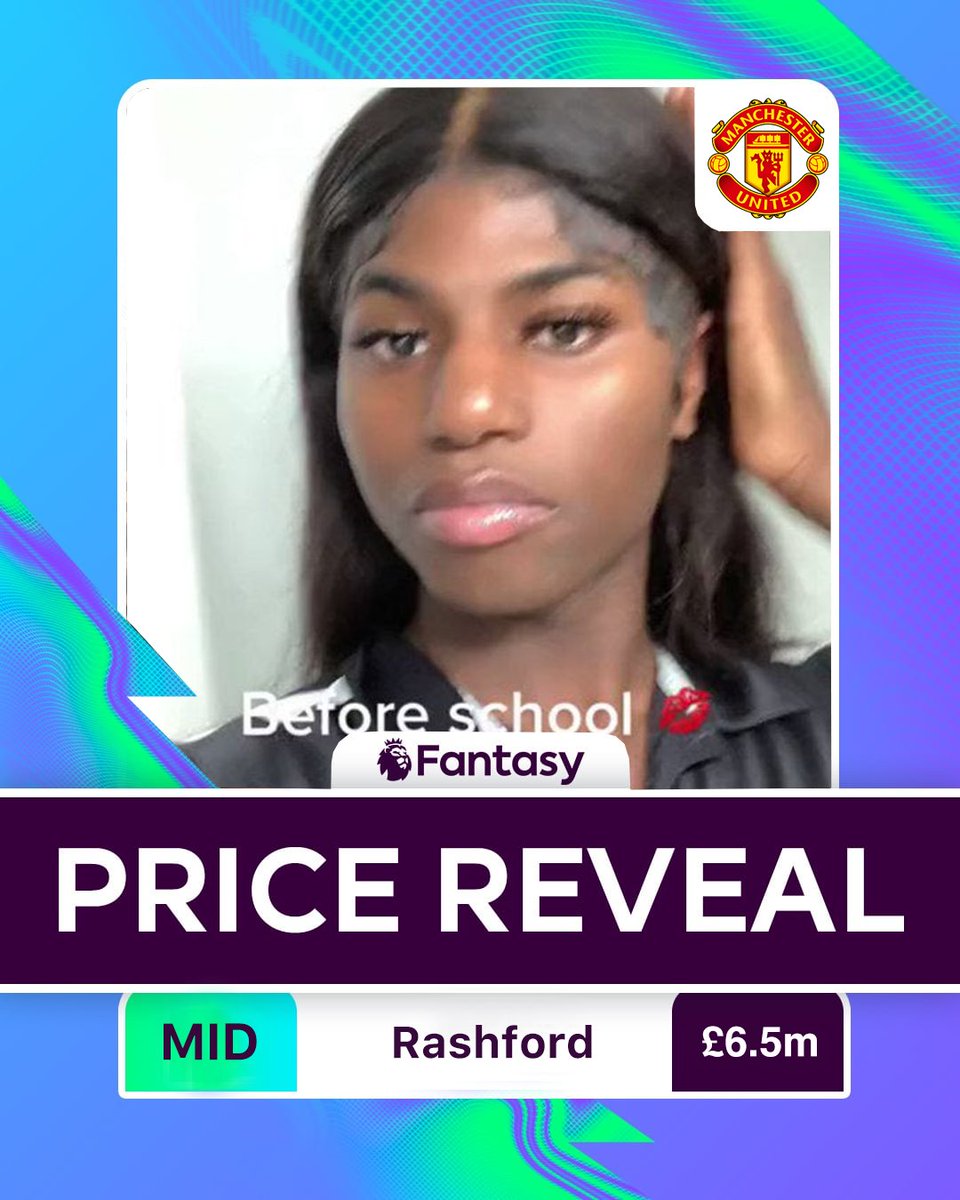 AlexVolloFPL's tweet photo. #FPL Price Reveal 👇

Marcus Rashford - £6.5m💰 https://t.co/0Qq6vrG7gE