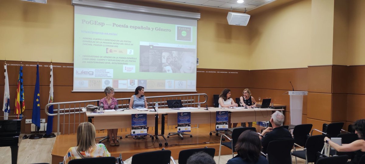 Panel XVIII
Con Helena Establier, directora del grupo de investigación PoGEsp y de esta cuarta edición del Ciceli