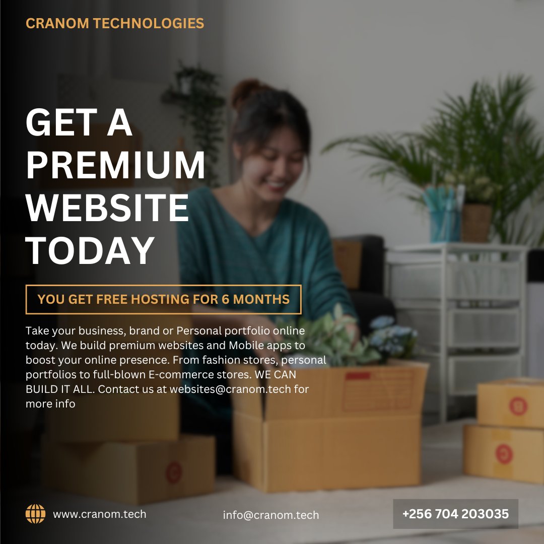 infralane's tweet photo. @KagutaMuseveni Need A website at an affordable price, contact us at websites@cranom.tech https://t.co/mk7x8OYjxt