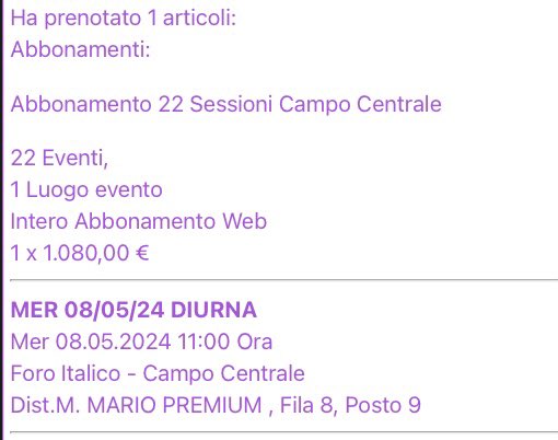 pietromichi's tweet photo. Nel frattempo, dopo un anno di #IBI24 in cui noi tifosi abbiamo fatto record di presenze pagando prezzo pieno nonostante le assenze di Sinner, Musetti e Berrettini e un’organizzazione più che rivedibile, @federtennis pensa bene di aumentare i prezzi del 40%. Giudicate voi. #IBI25 https://t.co/8GhV9HYwRR