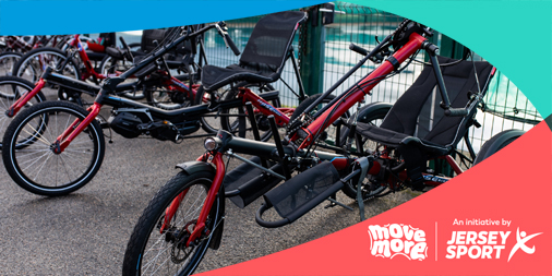 JerseySport's tweet photo. 📢#CycleWithoutLimits will be at the Jersey Expo at the Weighbridge Tuesday 10:00-16:00 as part of the Royal Visit of Their Majesties King Charles III and Queen Camilla. Come say hello!🚲 Find out more about our adapted cycles: https://t.co/S8GyyeMwMc #JerseySport #MoveMoreJersey https://t.co/LLERvSYNPs