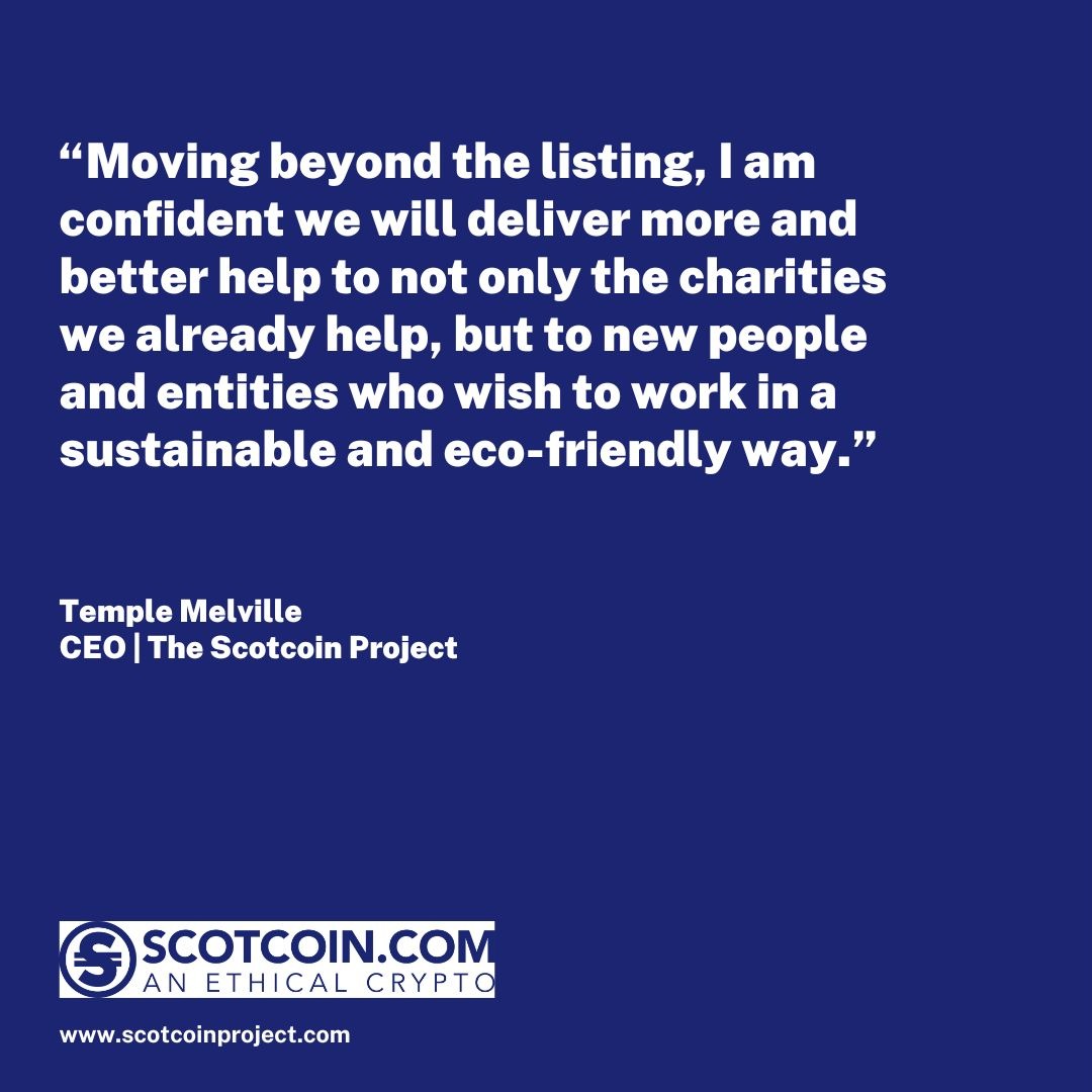 ScotcoinProject's tweet photo. Onward and upward! We're ready to amplify our impact, helping more charities and embracing eco-friendly partners.
#Scotcoin #CryptoDoingGood #SustainableFuture #CommunityImpact https://t.co/ZyiBO1sdYu