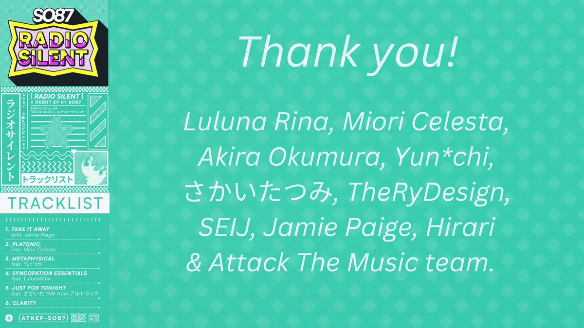 Special thankyou to everyone involved in the project!
This wouldn't have been possible without you 😭💕
// <a href="/pamiejaige/">❤️ jamie p! 💚</a> <a href="/mioricelesta/">Miori Celesta 🍻✨</a> <a href="/LulunaRina/">Luluna Rina🌙 ルルナ ❖</a> <a href="/_Yun_chi_/">✷ Yun*chi と、ゆん太 ✷</a> <a href="/TheRyDesign/">TheRyDesigns</a> <a href="/hirari___in/">𝙝𝙞𝙧𝙖𝙧𝙞</a> <a href="/seij_120mm/">SEIJ</a> <a href="/okumura_akiira/">奥村アキラ/Akira Okumura</a> <a href="/AtkTheMusic/">Attack The Music</a>