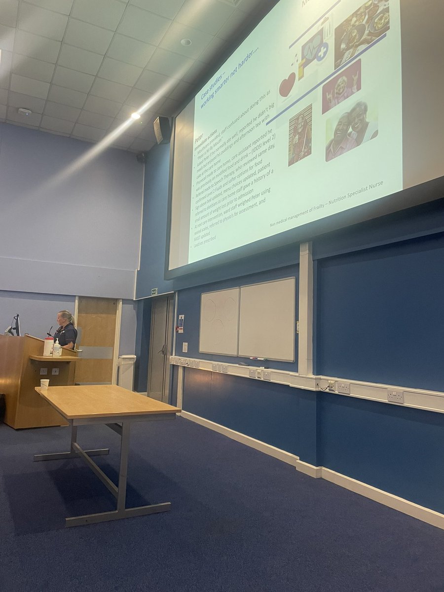 DrSMather's tweet photo. Nutritional management in older people living with frailty. Case studies from our Lead Nutritional Nurse at @mft @MFT_MRI 
#MFTFrailtyConf https://t.co/fef2N3YdvN