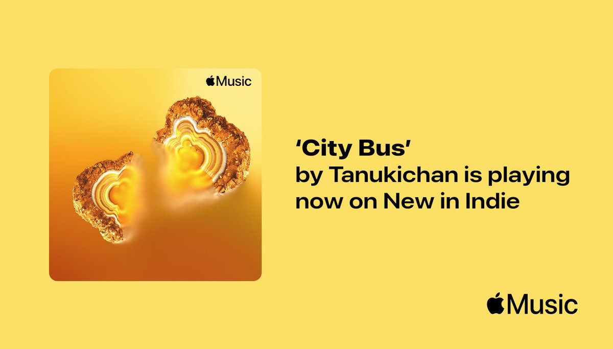 Thanks <a href="/AppleMusic/">Apple Music</a> 💛 

LISTEN: music.lnk.to/9zkspx