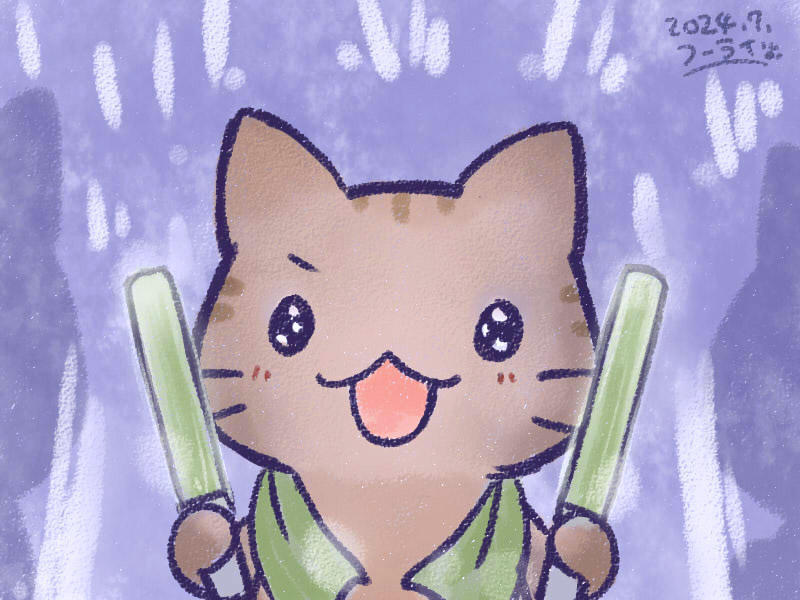 ✨(`•ω•)✨
#ゆるい絵 #らくがき #live #illustration